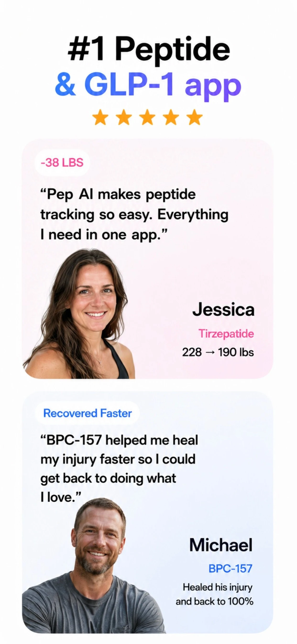 Pep AI: Peptide GLP-1 Tracker screenshot